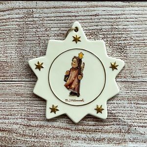 MJ Hummel Porcelain Ceramic Star Ornament